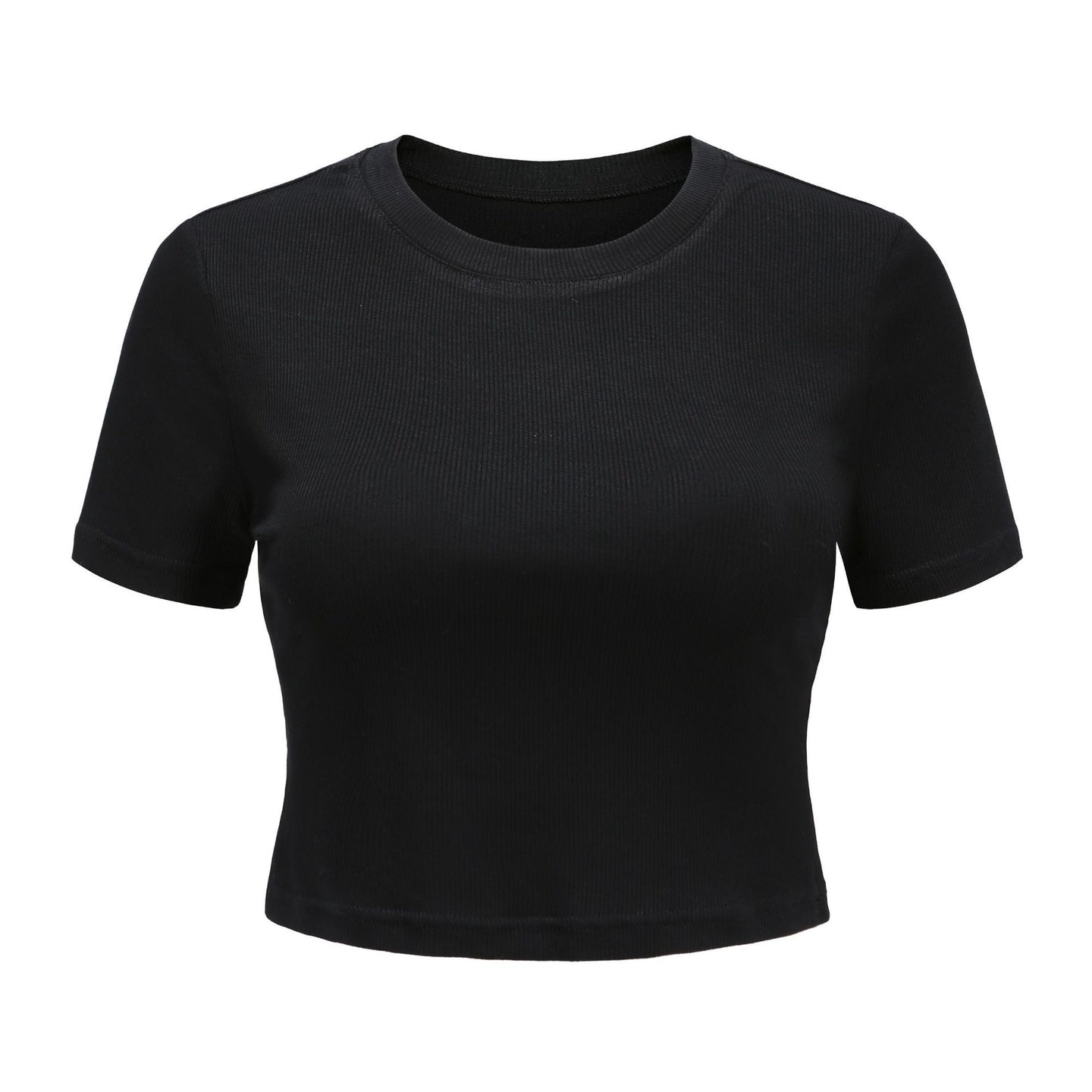 Women Short sleeved T-shirt Black women clothing Zimivas