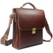 Imported First Layer Cowhide Men's High Quality Briefcase Shoulder Messenger Bag Reddish Brown 0 null