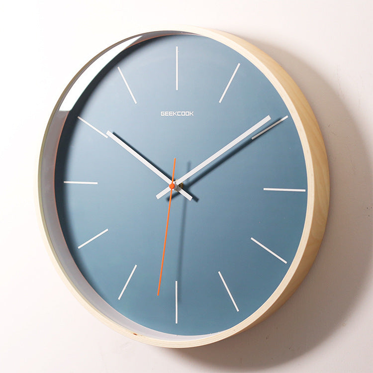 minimalist silent wall clock Beige 0 null