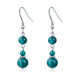 Turquoise Earrings for Women Sterling Silver Hooks Dangle Drop Earrings for Girls Gifts 5 null