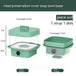 Multi-layer Dish Cover Heat Preservation Kitchen Cover Dining Table Leftover Storage Box Transparent Stack Cooking Hood Steamer A Green Kitchen Storage Zimivas