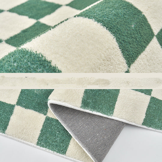 Retro Classic Checkerboard Vertigo Rug Living Room Bedroom 0 null