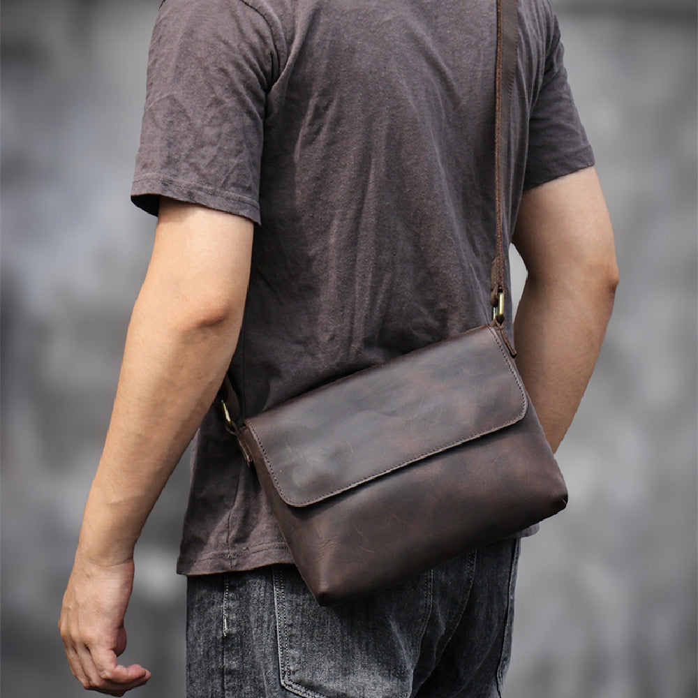 Men's Fashion Casual Shoulder Bag 0 null