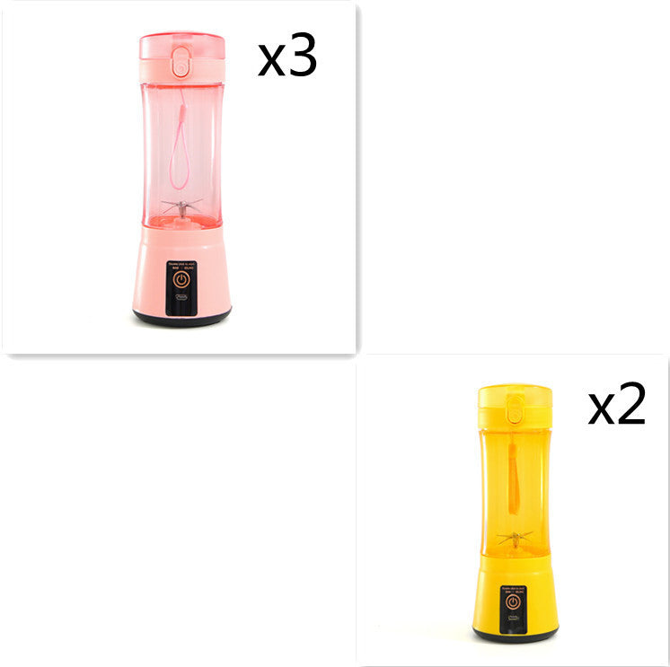 Portable Electric Fruit Juicer Wireless USB Rechargeable Mini Mixer Multifunction Summer Smoothie Blender Machine Kitchen Supplies Set16 USB kitchen appliance Zimivas