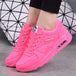 Air cushion shoes sports running shoes Rose Red 0 null