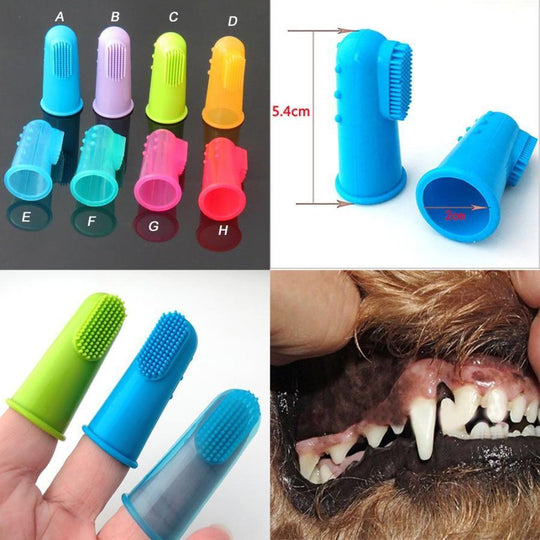 Super Soft Pet Finger Toothbrush 0 Zimivas