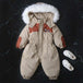 Fashion Winter New Children's Jumpsuit Two Way Zipper Khaki kids & baby Zimivas