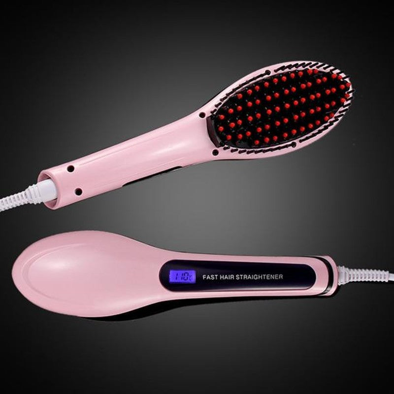 Paddle Brush Hair Straightener 0 null