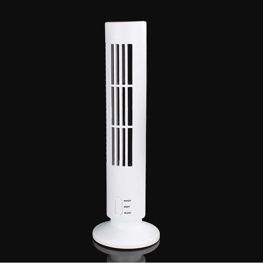 Tower fan bladeless fan tower electric fan mini vertical air conditioner fan handheld fan White 0 null