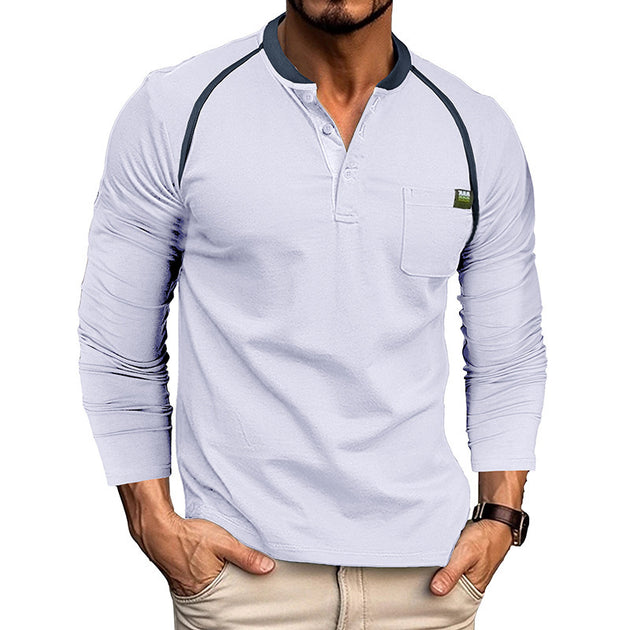 Fashion Colorblock Casual Amazon Men's Top 0 null