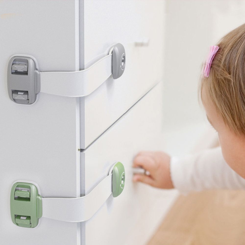 Home Baby Safety Protection Lock Anti-Clip Hand Door Closet Cabinet Locks Fo Fridge Cabinet Drawer Box Safe Lock For Kids No Tools Or Drilling Child Safety Cabinet Proofing Cabinet Drawer Door Latches 5 null