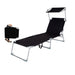 Outdoor Awning Camping Lounge Chair Tri-fold Bed 0 null