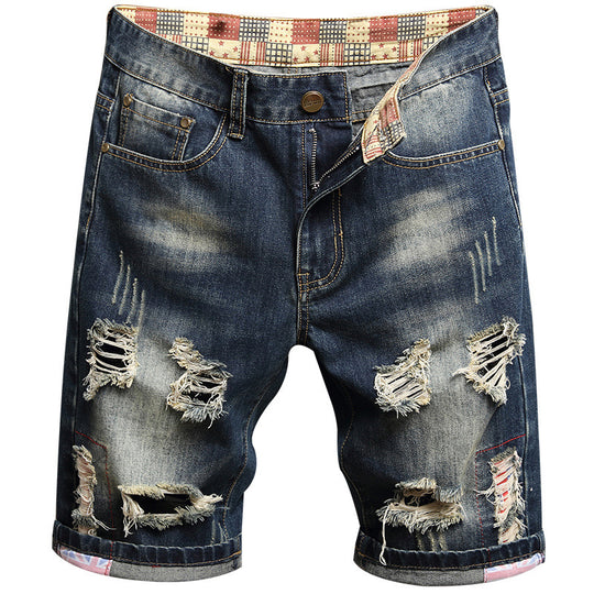 Summer Men's Denim Shorts Men Clothing Zimivas