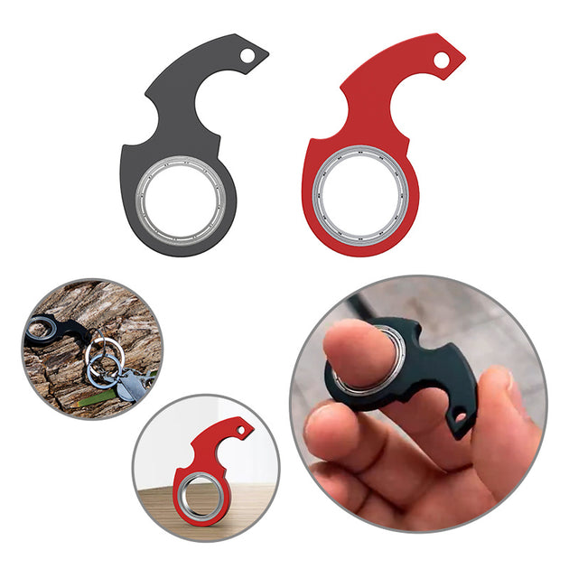 Creative Fidget Spinner Toy Keychain Hand Spinner Anti-Anxiety Toy Relieves Stress Finger Spinner Keychain Bottle Opener Kids Toy 4 null