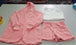 3pcs Womens Clothing Long Sleeve Crop Tank Top And Drawstring Shorts Pajama Set Pink Women Clothing Zimivas