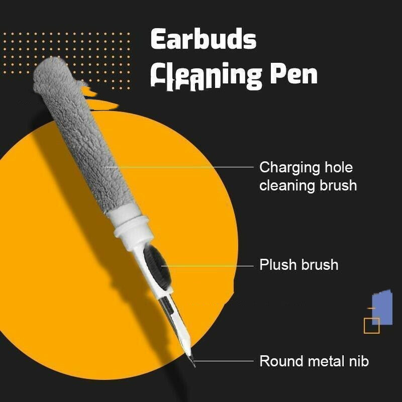 Bluetooth Earbuds Soft Cleaning Brush Wireless Earphone Washing Headphone Earplugs Cleaner Pen phone & Accessories Zimivas