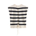 Round neck pullover sleeveless backless sweater knitted sweater eprolo