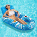 Inflatable Leisure Entertainment Pool Floating Chair Floating Sofa Large Backrest Water Mesh Bottom Pool Party eprolo