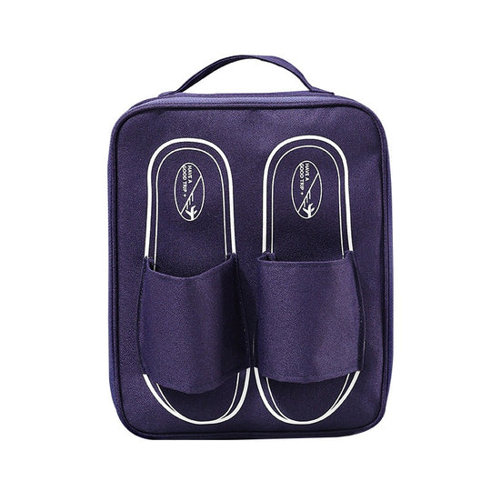 Travel portable shoes Dust storage bag Multi-functional shoe bag Navy blue eprolo