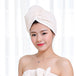 Hair cap, women's absorbent headscarf, long and short hair shower cap, quick drying towel, cute hair wiping, dry hair towel off white eprolo