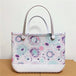 Dongdong Beach Storage Bag Handbag Printed EVA Outdoor Basket Pet Bag White starry sky Medium size (38 * 32 * 13) eprolo