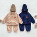 Baby Bear Lapel Sweater Two-piece Set kids & baby Zimivas