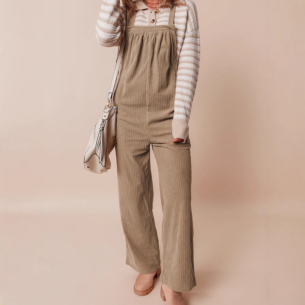 Solid Color Straight Cropped Trousers Women's Casual Style 0 null