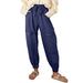 Versatile Multi-pocket Harem Pants For Women LC7712889P605 0 Zimivas