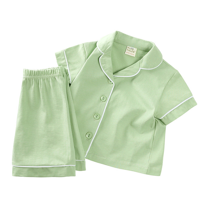 Casual Summer Children's Pure Cotton Soft Pajamas Suit XTZ8435G kids & baby Zimivas