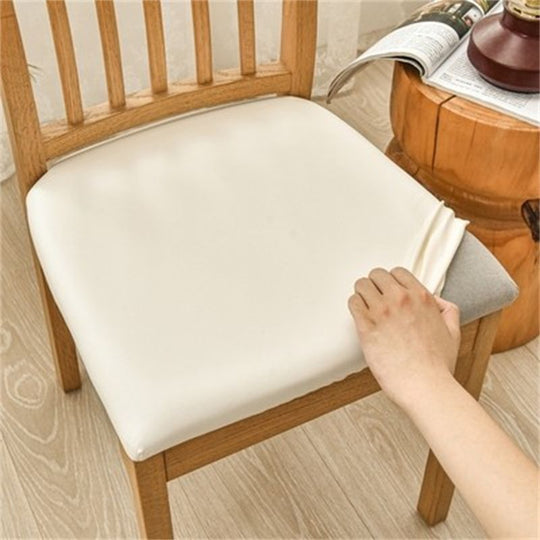 Waterproof Dustproof Chair Cover Faux Leather Leather Cover Universal Beige Length And Width 35to50cm 1PCS 0 null