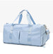 Fitness Sports Travel Bag Waterproof Duffel Weekender Bag For Women And Men Swim Gym Sholder Bag Light blue L bag Zimivas