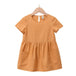 Girls Birthday Dress Baby Clothes Girl Teen Design Orange kids & baby Zimivas