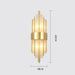 Light Luxury Living Room Modern Minimalist TV Background Wall Lamp T30 small gold Warm light 0 null