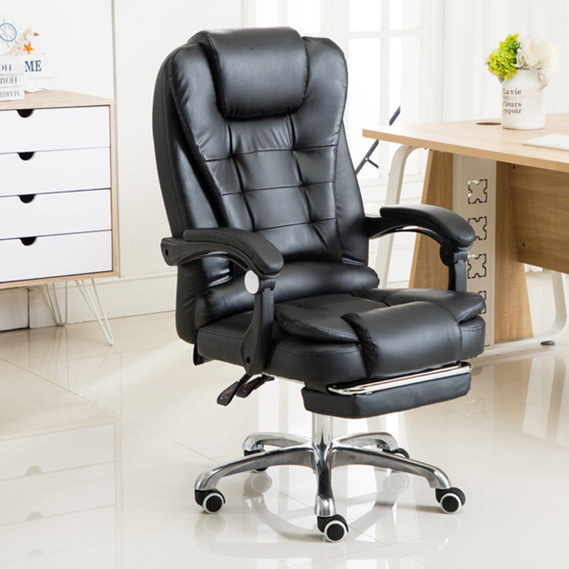 Office Chair Recliner Lift Ergonomic Swivel Chair Household Computer Chair Simple Chair Massage foot height 70cm 0 Zimivas