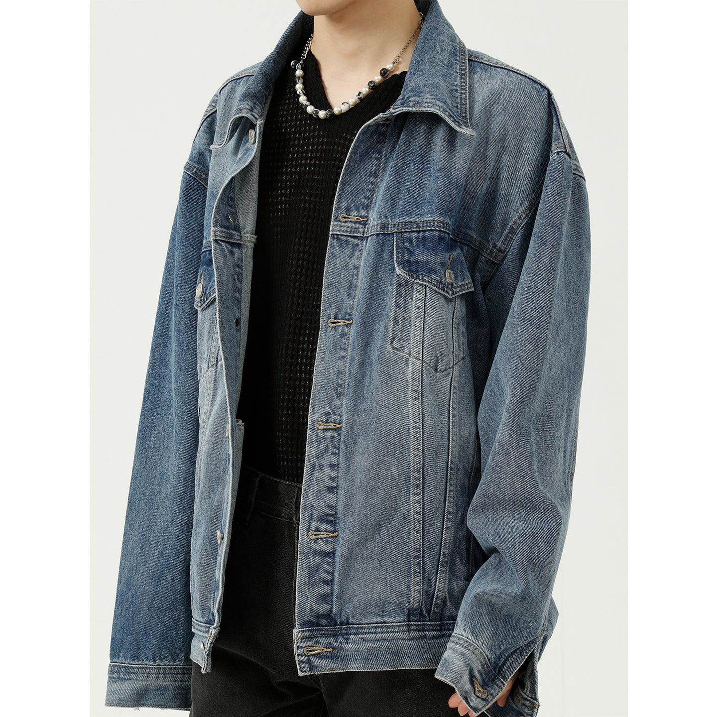 Fashion Casual Men's Retro Denim Jacket Men Clothing Zimivas