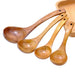 Large Medium And Small Lacquered Wood Spoon With Curved Handle Home, Garden & Furniture Zimivas