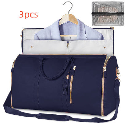 Large Capacity Travel Duffle Bag Women's Handbag Folding Suit Bag Waterproof Clothes Totes Set28 bag Zimivas