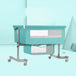 Portable Baby Folding Cradle Bed Ordinary Green 0 null