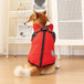 Pet Warm Dog Cotton-padded Clothes Fleece-lined Thickened Reflective Gallus Red 0 null