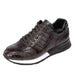 Crocodile Pattern Light Luxury Sports Versatile Elevated Leather Shoes 0 null