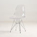 Simple Transparent Plastic Chair Meal Simple And Creative White plated legs 0 null