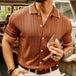 Short-sleeved Polo Shirt Summer Button Lapel Top Fashion Business Men's Clothing 0 null