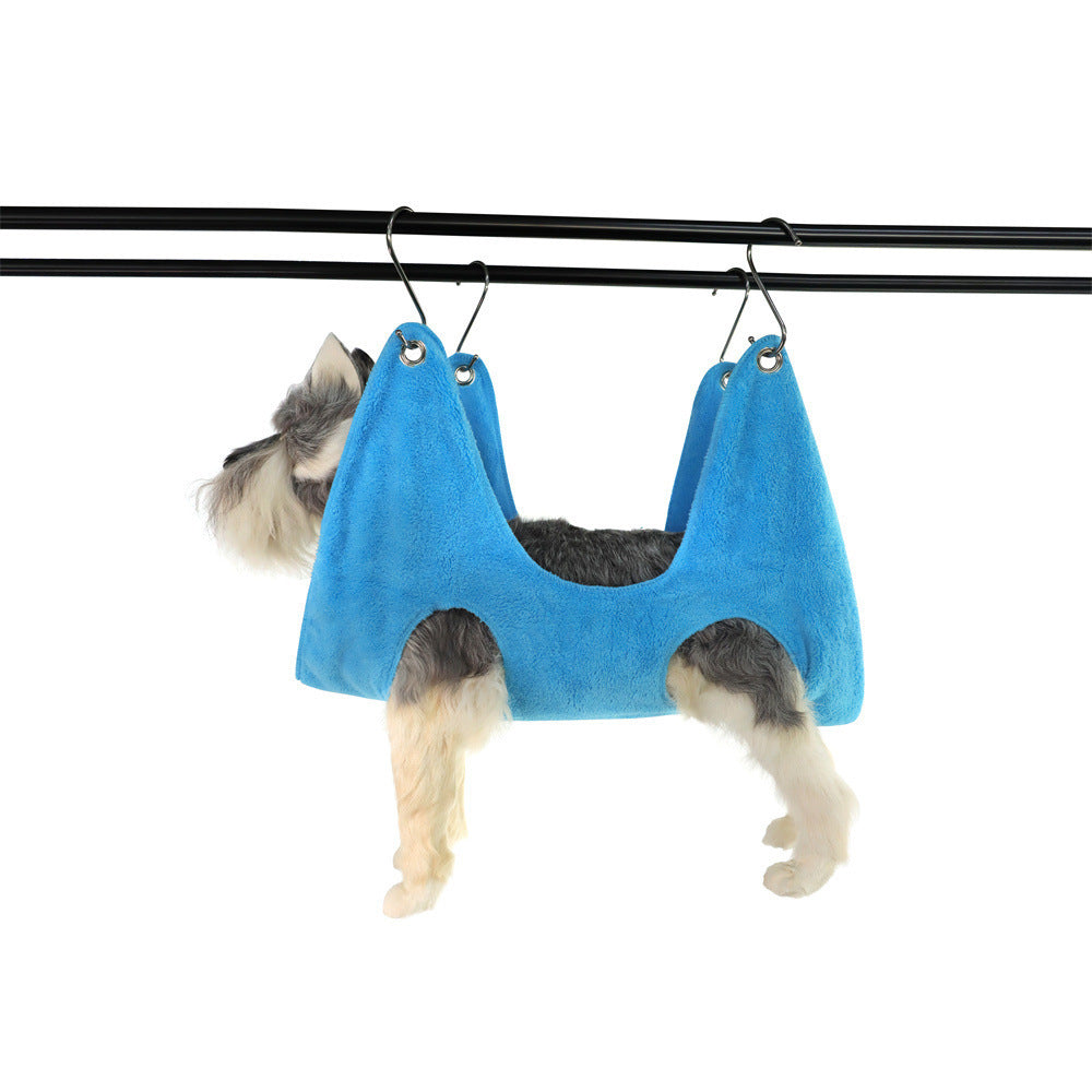 Dog Grooming Hammock, Nail Trimming Helper, Dog Grooming Harness Multifunctional Restraints, For Small Medium Large Dogs And Cats Bathing, Washing, Grooming, And Trimming Nails 4 null