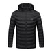 Winter Heated Plus Size Jacket Electric Heated Clothing Zone 4single control black men clothing Zimivas