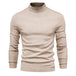 Men's Multicolor Sweater With Mid Neck And Slim Trim Camel 0 null