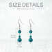 Turquoise Earrings for Women Sterling Silver Hooks Dangle Drop Earrings for Girls Gifts 5 null