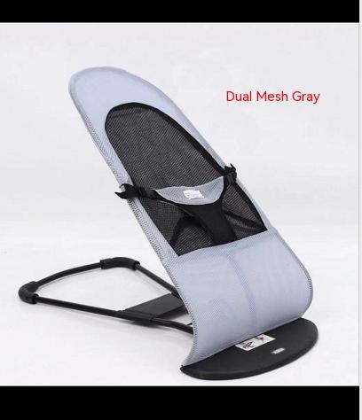 New Portable Dog Rocking Chair Pet Products Double Mesh Gray 0 null