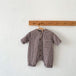 Baby Jumpsuit Spring Autumn Baby Boy Newborn Long Sleeve Baby Girl Clothes Toddler Plaid CardiganClothing coffee 0 null