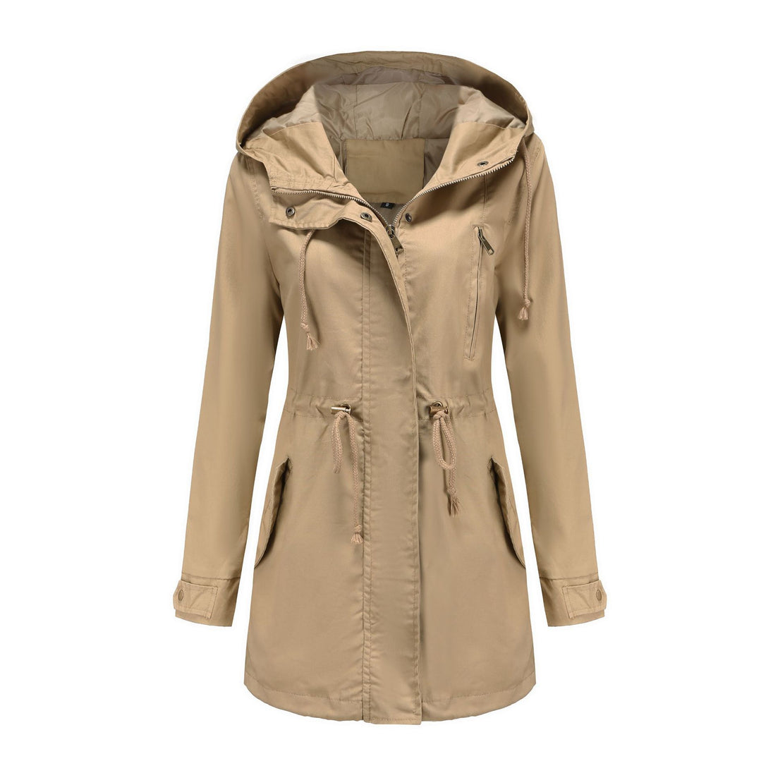 New Cotton Anorak Women's Spring And Autumn Coat Apricot 0 null