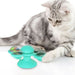 New Windmill Cat Toys Cute Rotating Interactive Cat Toy - Indoor Windmill Cat Toy With Suction Cup Catnip & Jagged Teeth Middle Ball, Smart Kitten Rotating Spinner Exercise Toy, Toothbrush & Massager 5 null